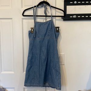 BDG denim halter dress